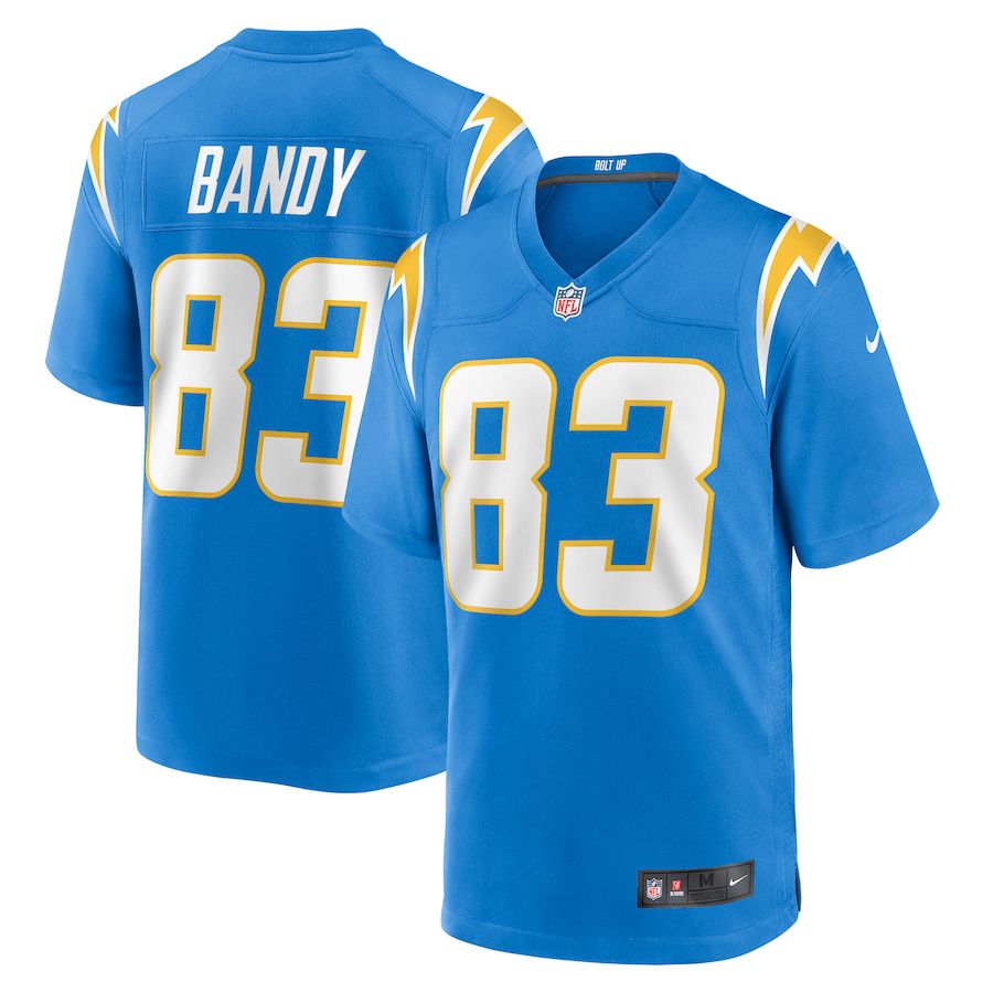 Men Los Angeles Chargers #83 Michael Bandy Nike Powder Blue Player Game NFL Jersey